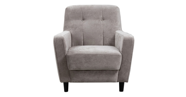 Кресло для отдыха Арно ТК 563 велюр Лаки 02 серый жемчуг