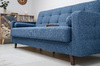 Диван-кровать прямой Эмили ТД 913 велюр синий