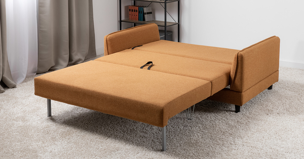 Диван-кровать прямой Макс ТД 284 жаккард Анри 13 терракотовый