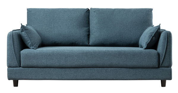 Диван-кровать прямой Макс ТД 288 жаккард Анри 24 синий деним