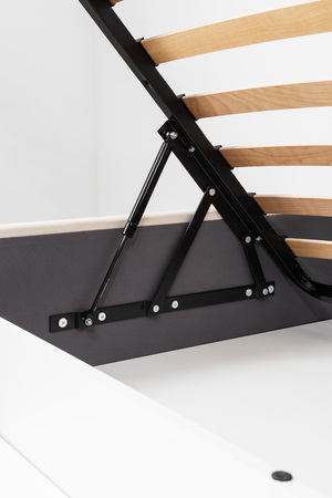 Кровать Марион 160 велюр OCEAN 002 бежевый с ортопедическим основанием и подъемным механизмом (спальное место 160 х 200)