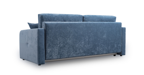 Диван-кровать прямой Марсель ТД 702 велюр Aura 24 синий